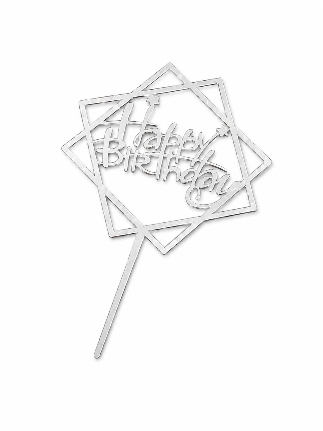 Happy Birthday & Happy Anniversary Cake Toppers | Multiple Elegant Designs | Party Decoration
