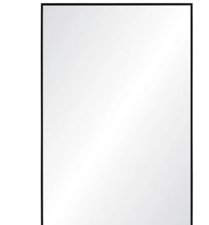 Parker Classic Rectangular Mirror with Black Iron Frame