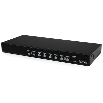8 Port 1U Rackmount USB KVM Switch with OSD - TAA