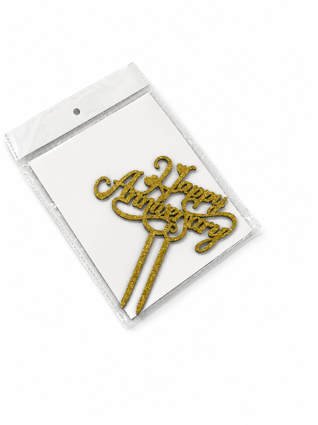 Happy Birthday & Happy Anniversary Cake Toppers | Multiple Elegant Designs | Party Decoration