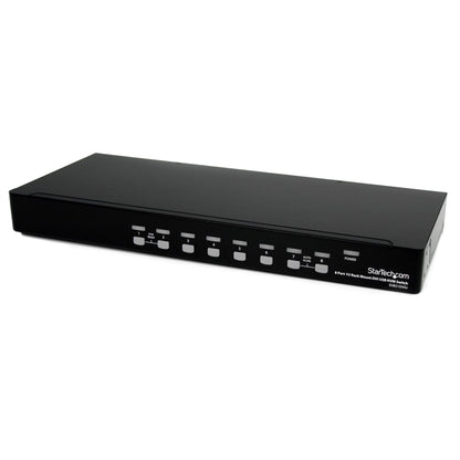8 Port 1U Rackmount DVI USB KVM Switch - TAA