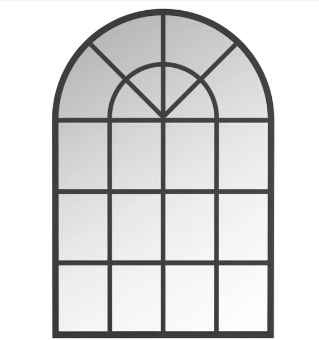 Appollo Harley Modern 71 cm x 105 cm (28 in. x 41.5 in.) Window Metal Framed Mirror