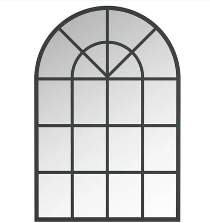 Appollo Harley Modern 71 cm x 105 cm (28 in. x 41.5 in.) Window Metal Framed Mirror