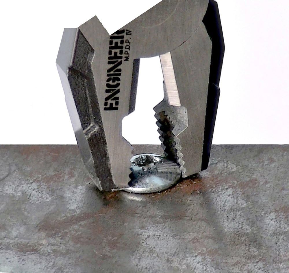 Engineer Heavy Duty Multi-Function Combi Gripping Pliers/Screw Extractors (Non-Slip Jaws for Quick Removal of Damaged Screws). Made in Japan. pz-59 neji-Saurus RX
