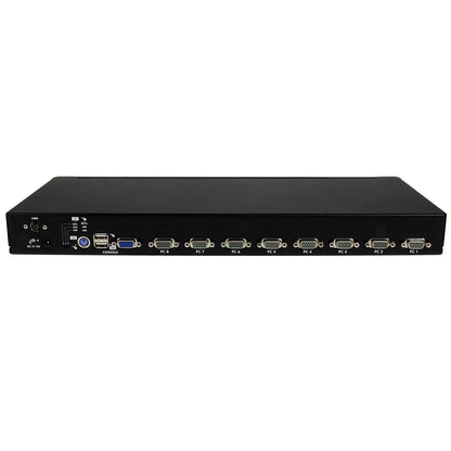 8 Port 1U Rackmount USB PS/2 KVM Switch with OSD - TAA