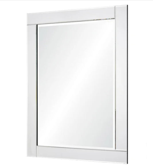 Mode Rectangular Mirror with Beveled Mirror Frame