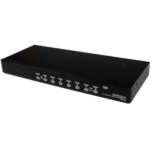 8 Port 1U Rackmount USB PS/2 KVM Switch with OSD - TAA