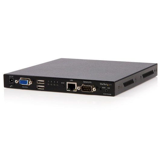 4 Port USB VGA IP KVM Switch with Virtual Media - TAA