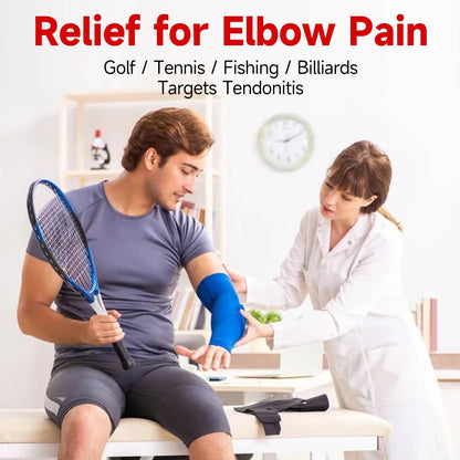FitBeast Fitness Resistance Bar for Physical Therapy & Enhanced Grip Strength – Ideal for Tendonitis Relief, Forearm Rehab, and Muscle Recovery – Tennis Elbow, Golfer's Elbow Pain Relief Hand