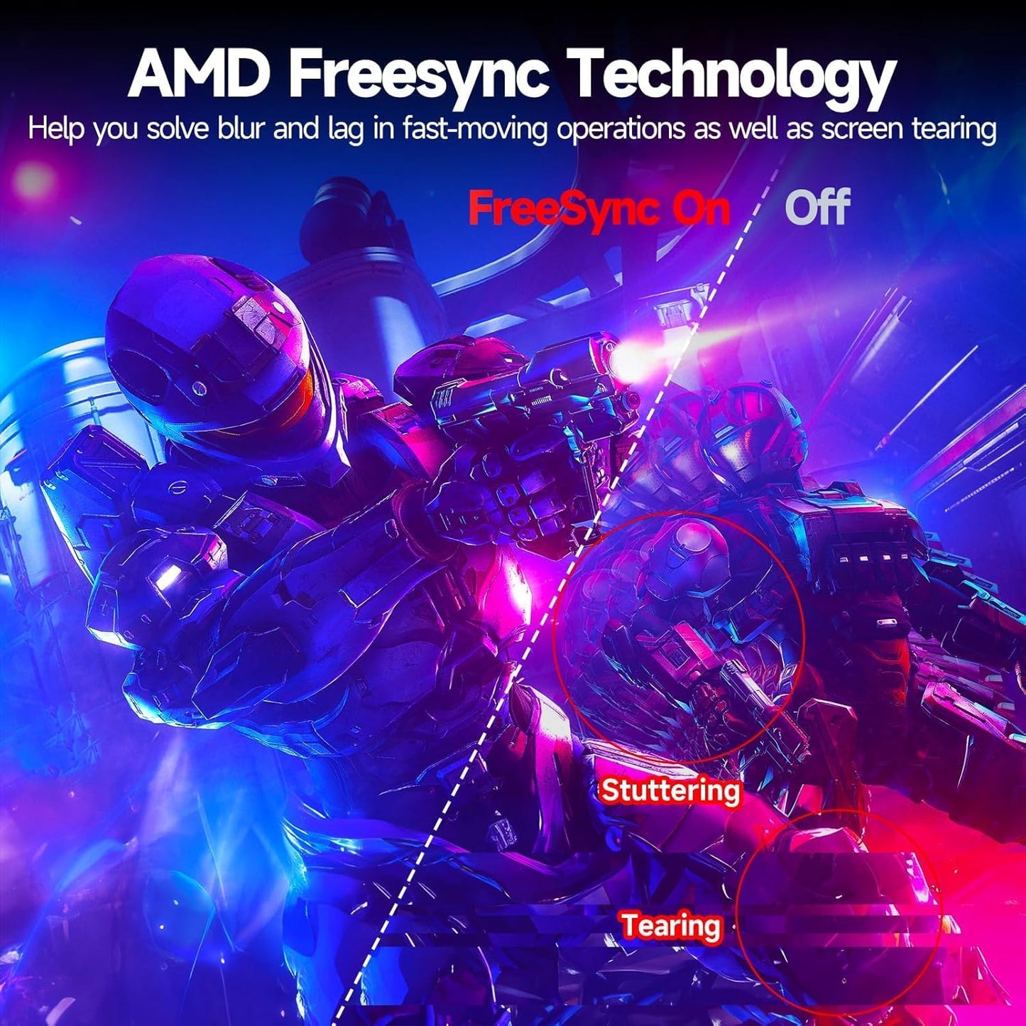 Gawfolk 32-Inch Curved Gaming Monitor – 240Hz FHD 1080P – 1800R Frameless PC Screen – FreeSync – DisplayPort & HDMI – Wall Mount Ready