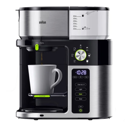 Braun MultiServe Coffee Maker with ExactBrew System, 10-cups - PuriLite