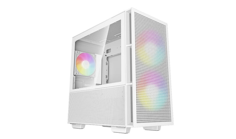 DeepCool Chassis R-CH360-WHAPE3-G-1 CH360 WH Tempered Glass Mini-ITX / Micro-ATX White