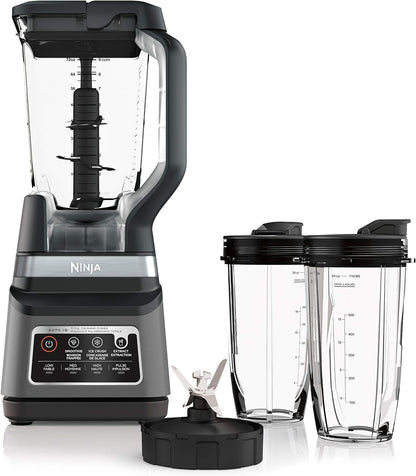 Ninja BN751C, Professional Plus Blender DUO With Auto-iQ, Black , 1200W (Canadian Version), 72oz