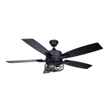 BROCK 52 in. matte black ceiling fan