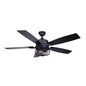 BROCK 52 in. matte black ceiling fan