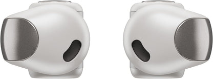 Bose Ultra Open Earbuds with Immersive Audio, Open Ear Wireless Clip on Earbuds for Comfort, OpenAudio for Awareness, Up to 48 Hours of Battery Life, White Smoke