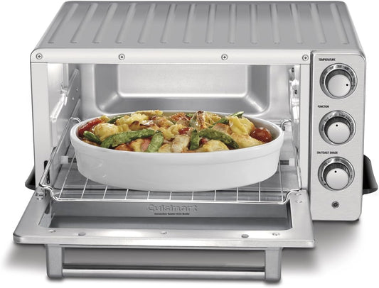Cuisinart TOB-60N1C Convection Toaster Oven Broiler, Silver - PuriLite