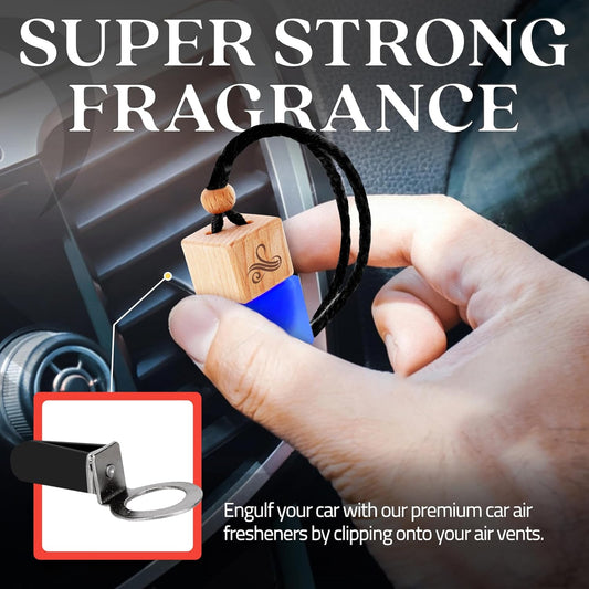 Savage Car Air Freshener for Men with Vent Clip | Car Scents Air Freshener with Sauvage Fragrance | Strong Car Perfume Air Freshener | Odour Eliminating Car Air Fresheners by Perfa - PuriLite