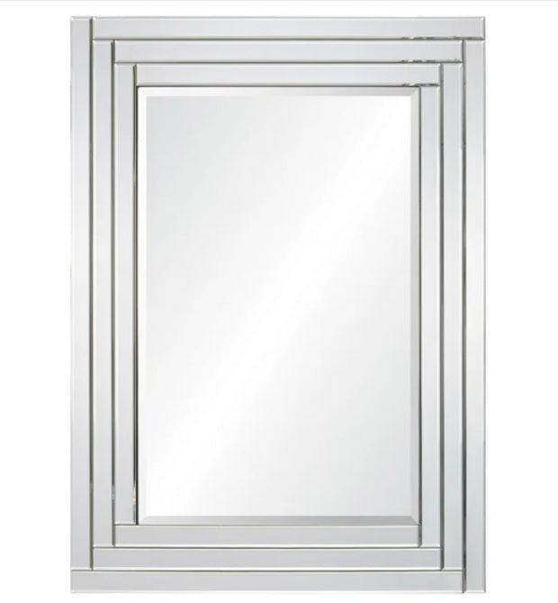 Katya Rectangular Mirror with Beveled Edge Frame