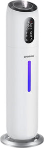 Humidifiers for Bedroom Large Room,ZXBEER 9L Top Fill Ultrasonic Humidifier with 360°Nozzle 7 Color Light Auto Shut-Off,3 Modes Run Up to 48 Hrs Super Quiet Cool Mist Humidifier for Home Baby Adult