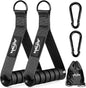 WALITO Exercise Handles, Replacement Cable Machine Attachments for Home Gym Equipment, Pulley System, Pilates, Resistance Bands, Strength Trainer, Heavy Duty Working Out Handles Accessories