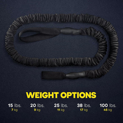 TRX Training Rip Training Resistance-Cord Attachment, Resistance-Training Exercise Equipment for Home Workouts, Bungee Fitness Cord, (Lite), (20 lbs)