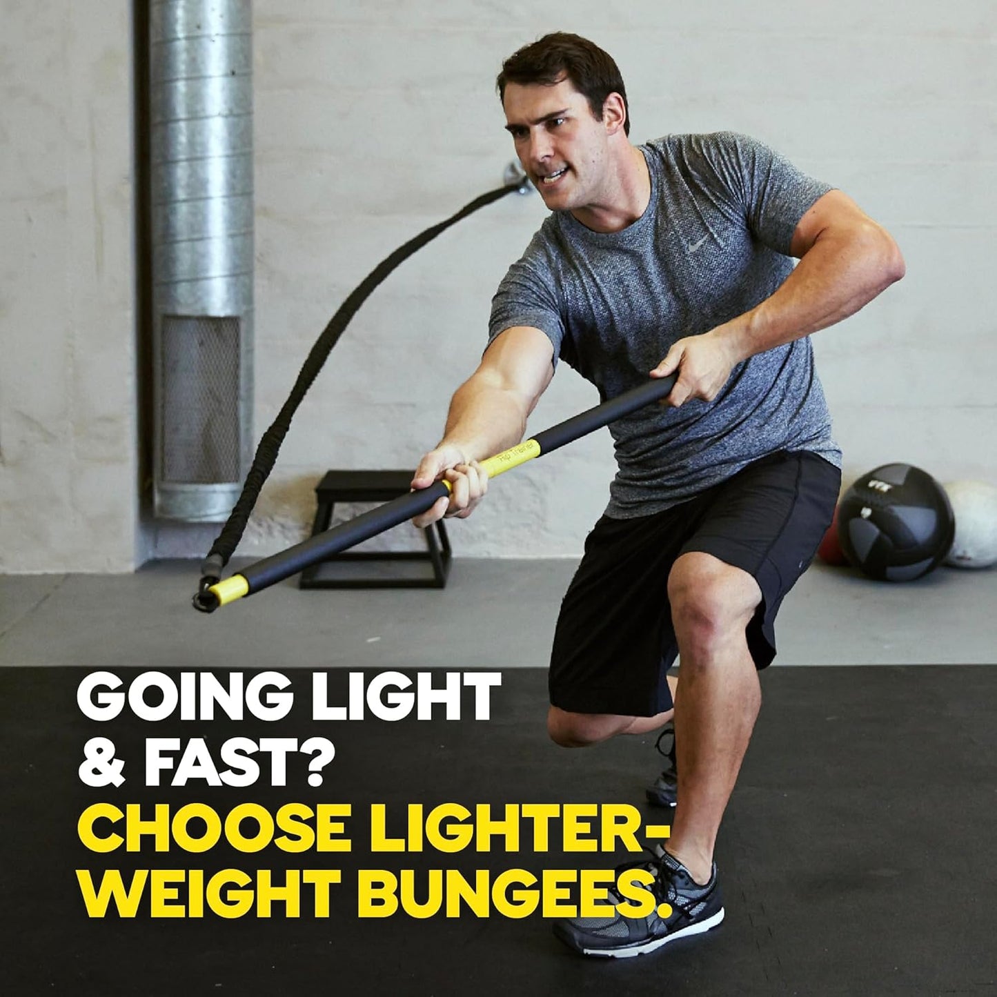 TRX Training Rip Training Resistance-Cord Attachment, Resistance-Training Exercise Equipment for Home Workouts, Bungee Fitness Cord, (Lite), (20 lbs)