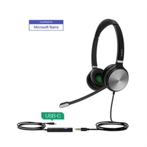 Yealink Headset 1308062 UH36 Dual Teams USB-C Wired Noise-canceling microphone