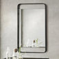 Stratford Industrial-style Mirror with Grey Metal Frame