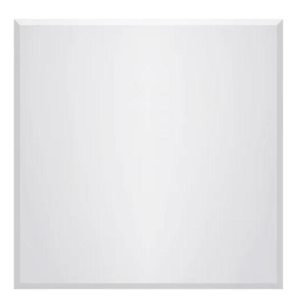 Appollo Summer Modern 61 cm (24 in.) Square Frameless Beveled Mirror