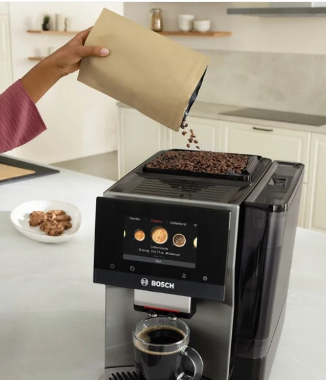 Bosch 800 Series Fully Automatic Espresso, Coffee and Cold Brew Machine with Built in Grinder - PuriLite