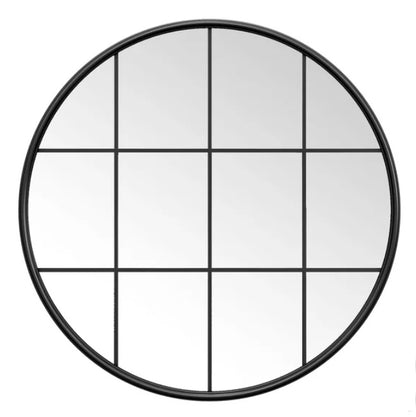 Appollo Harlow Modern 71 cm (28 in.) Round Window Metal Framed Mirror