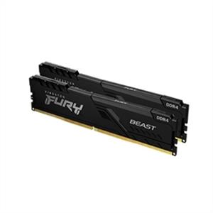 Kingston Memory KF432C16BBK2/64 64GB 3200MHz DDR4 CL16 DIMM Kit of 2 FURY Beast Black