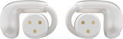 Bose Ultra Open Earbuds with Immersive Audio, Open Ear Wireless Clip on Earbuds for Comfort, OpenAudio for Awareness, Up to 48 Hours of Battery Life, White Smoke