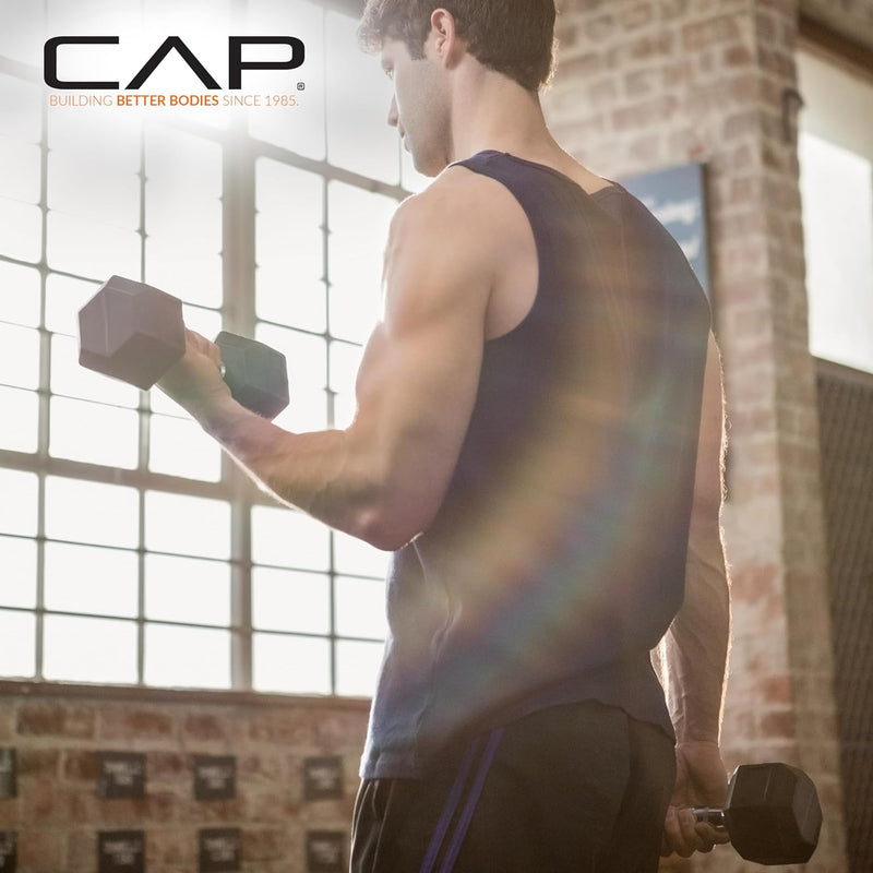 CAP Barbell Coated Dumbbell Weight | Multiple Options