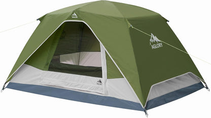 Camping Tent with Rainfly, 2/4/8 Person Tent,Waterproof Windproof Family Tent with Mesh Windows, Easy Set Up for Hiking and Outdoor for All Seasons