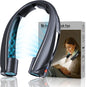 Portable Neck Fan - with LED Light, 6-20 Hrs Long Battery, 6-Speed Adjustable, USB-C Rechargeable, Ultra Quiet, Hands-Free Personal Cooling for Men Women Outdoor Indoor