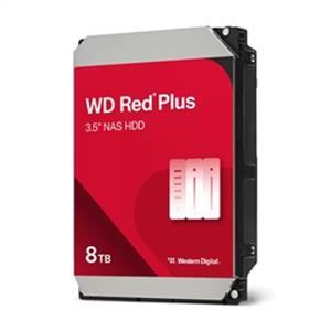 Western Digital Hard Drive WD80EFPX-Single 8TB 3.5" SATA WD Red Plus NAS HDD 256MB Brown box - PuriLite