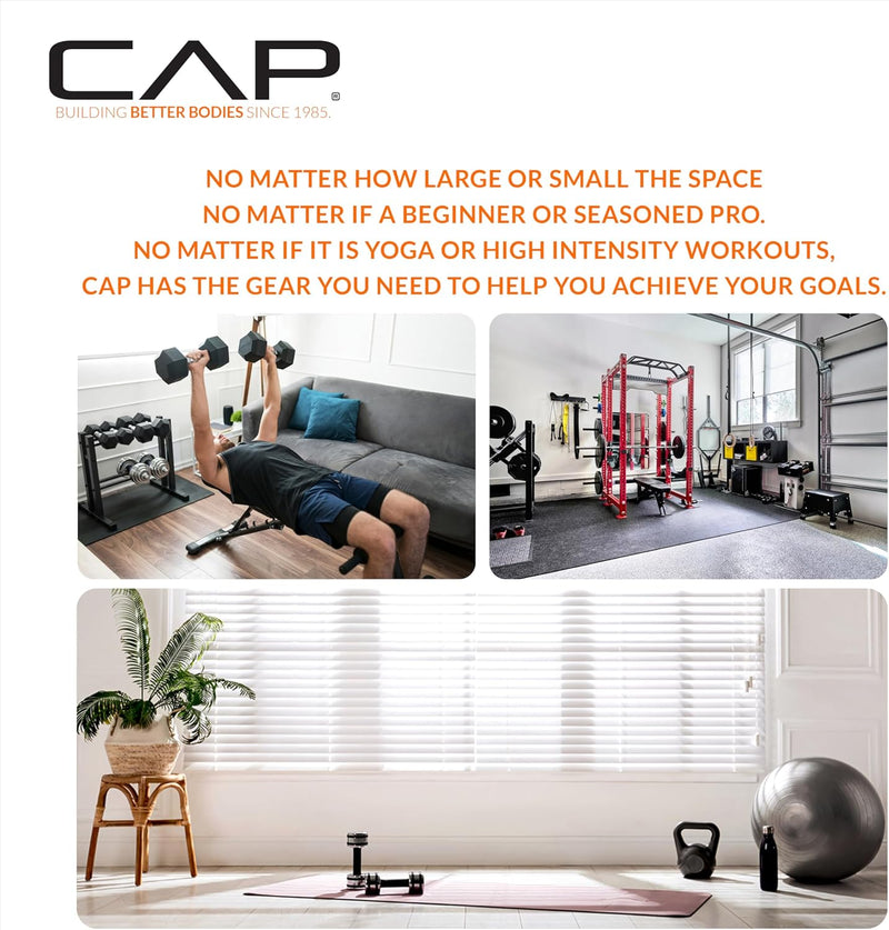 CAP Barbell Coated Dumbbell Weight | Multiple Options