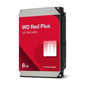 Western Digital Hard Drive WD80EFPX-Single 8TB 3.5" SATA WD Red Plus NAS HDD 256MB Brown box