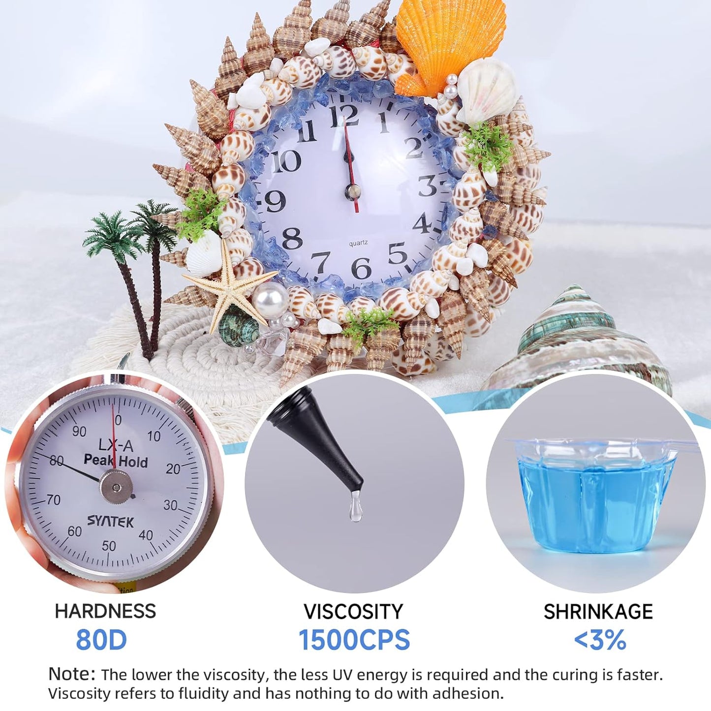 LET'S RESIN UV Resin Kit with Light, Bonding & Curing in Seconds, 25g UV Resin Kit with UV Flashlight for Welding, Jewelry UV Glue Adhesive for Plastic Repair, Glass Light, Craft Decor
