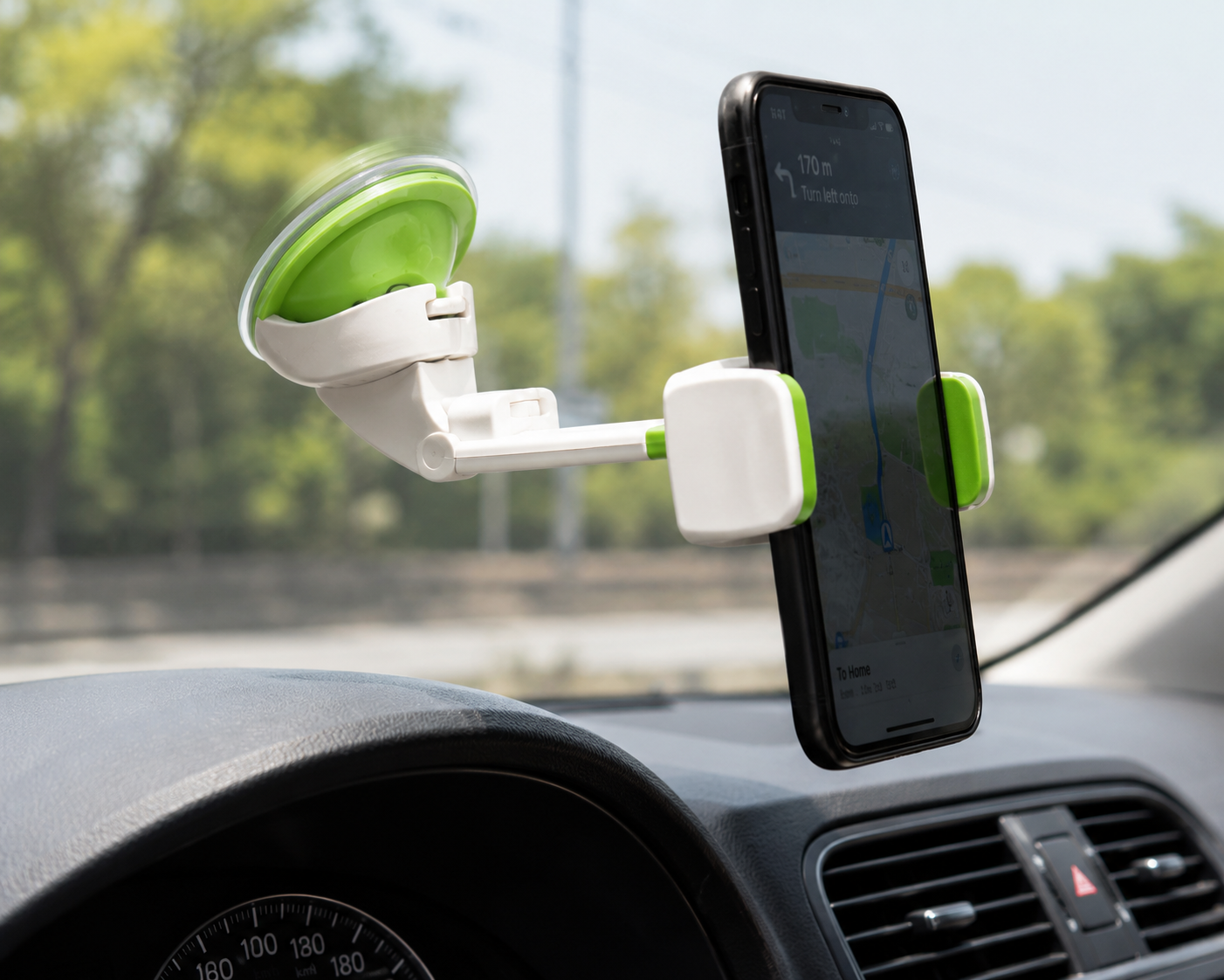 Silicone Suction Mobile Holder | Strong Grip Dashboard & Glass Mount