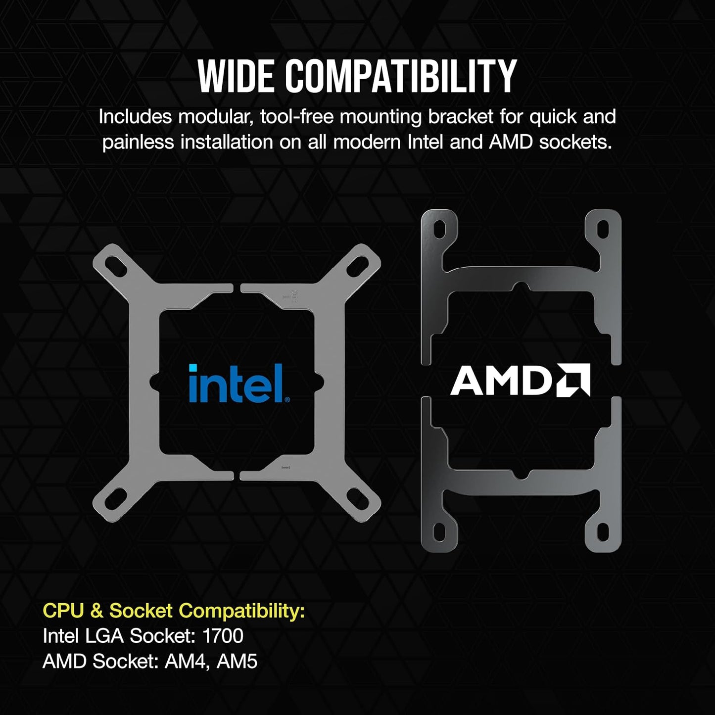 CORSAIR XC7 RGB Elite LCD CPU Water Block – 480×480 IPS LCD Display – 31 RGB LEDs – USB-C – Intel LGA 1700 & AMD AM5 – Custom Loop CPU Cooler