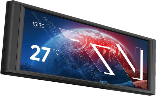 Thermalright Trofeo Vision LCD Case Sub-Display – 6.86″ Full-Color IPS Screen – 1280×480 Resolution – Magnetic Mount – DIY System Monitoring & Custom Themes - PuriLite