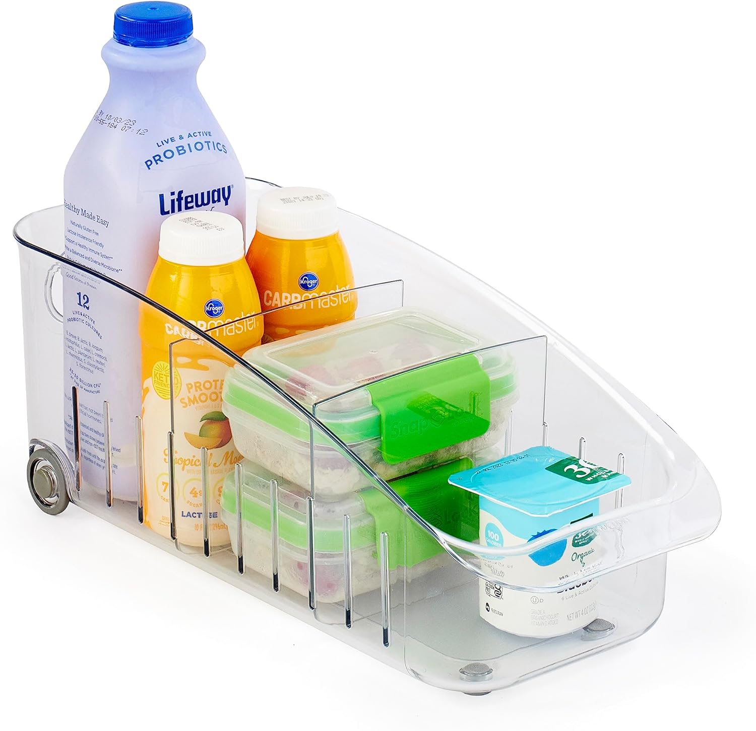 RollOut Fridge Drawer 6-Inch – Clear BPA-Free Refrigerator Organizer B ...
