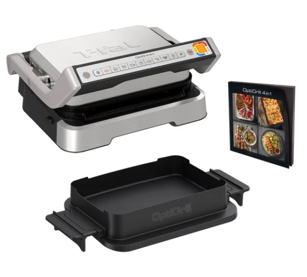 T-fal OptiGrill 4-in-1 Smart Indoor Electric Grill - PuriLite