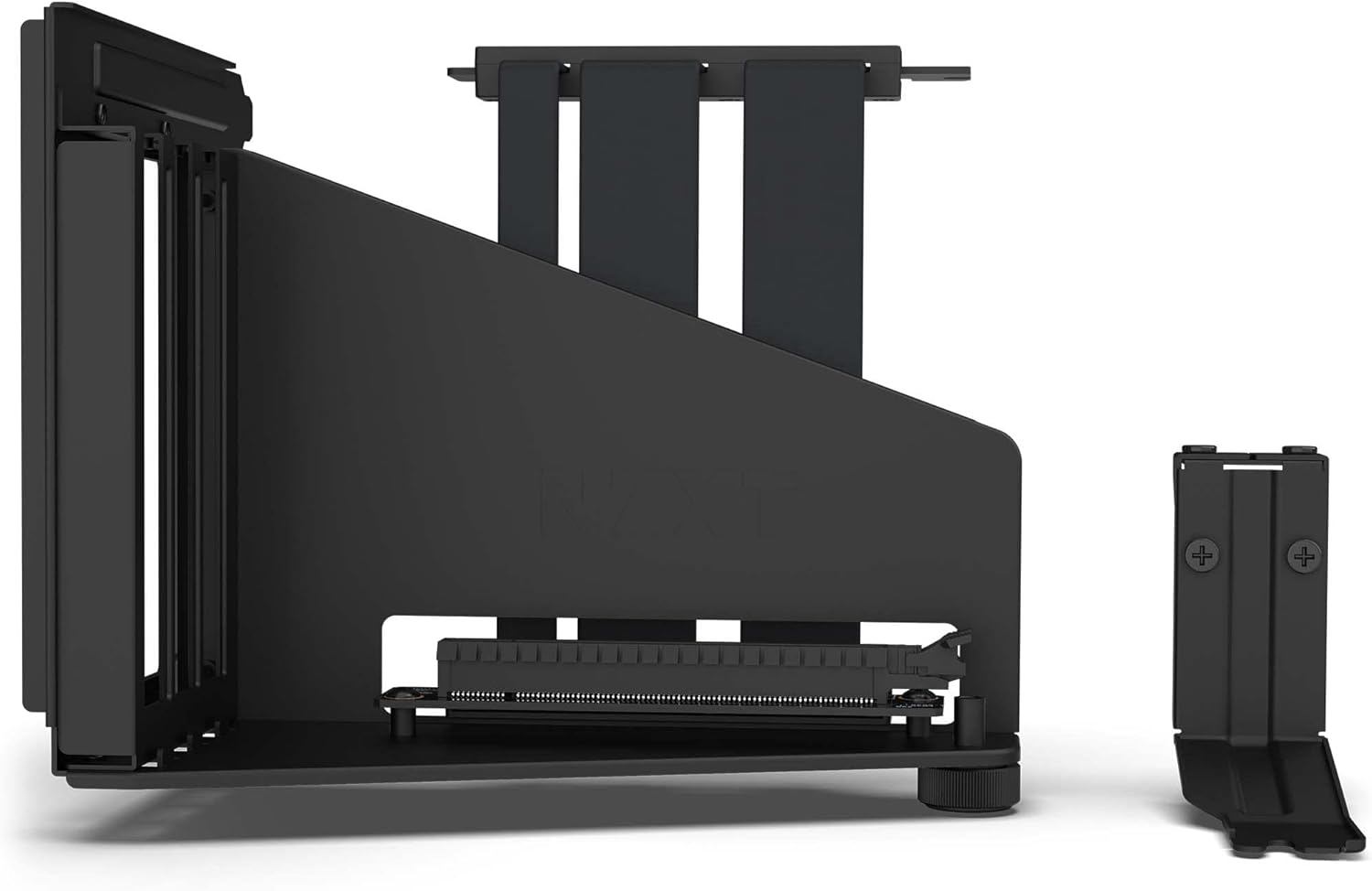NZXT Vertical GPU Mounting Kit – PCIe 4.0 x16 Riser Cable 175mm – Heavy-Duty Steel GPU Holder – Anti-Sag Vertical Graphics Card Bracket - PuriLite