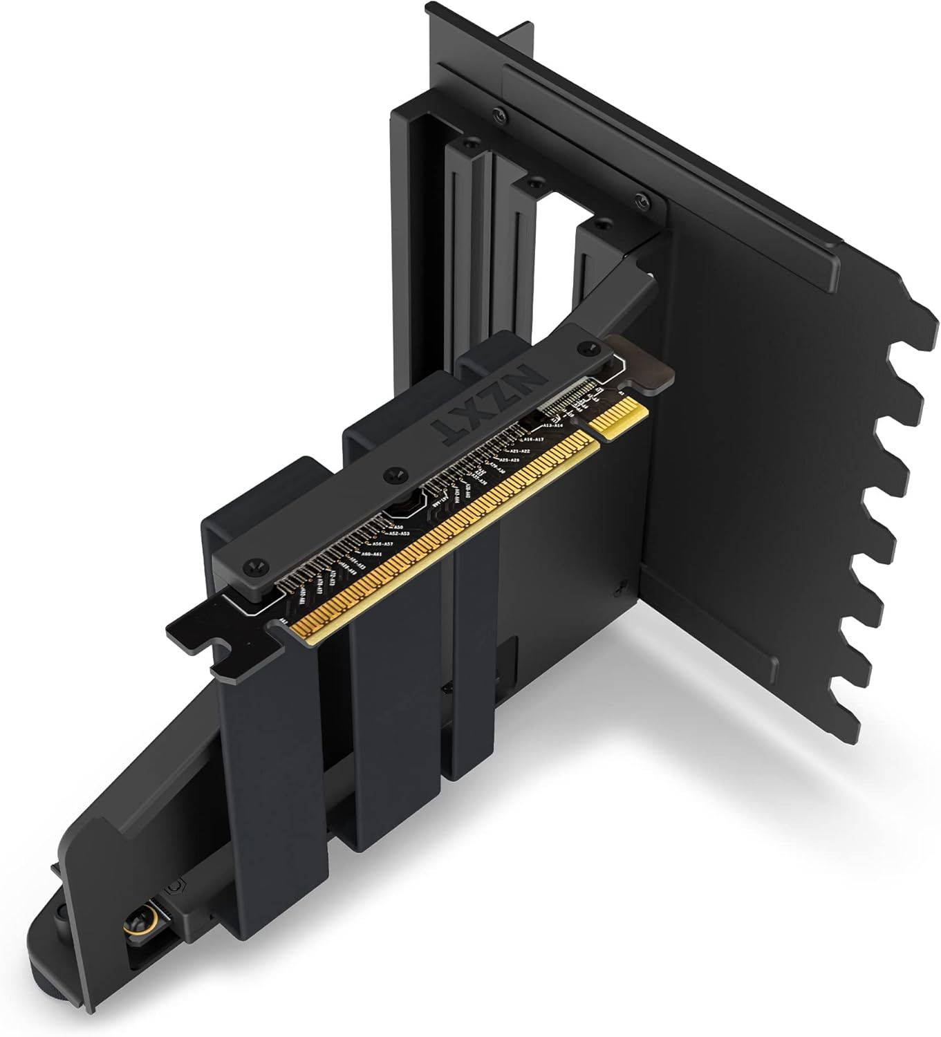 NZXT Vertical GPU Mounting Kit – PCIe 4.0 x16 Riser Cable 175mm – Heavy-Duty Steel GPU Holder – Anti-Sag Vertical Graphics Card Bracket - PuriLite