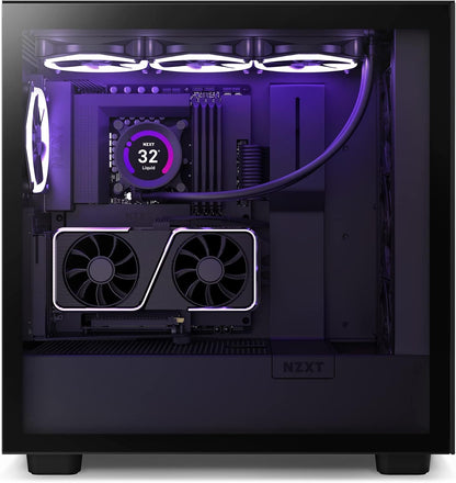 NZXT Vertical GPU Mounting Kit – PCIe 4.0 x16 Riser Cable 175mm – Heavy-Duty Steel GPU Holder – Anti-Sag Vertical Graphics Card Bracket - PuriLite