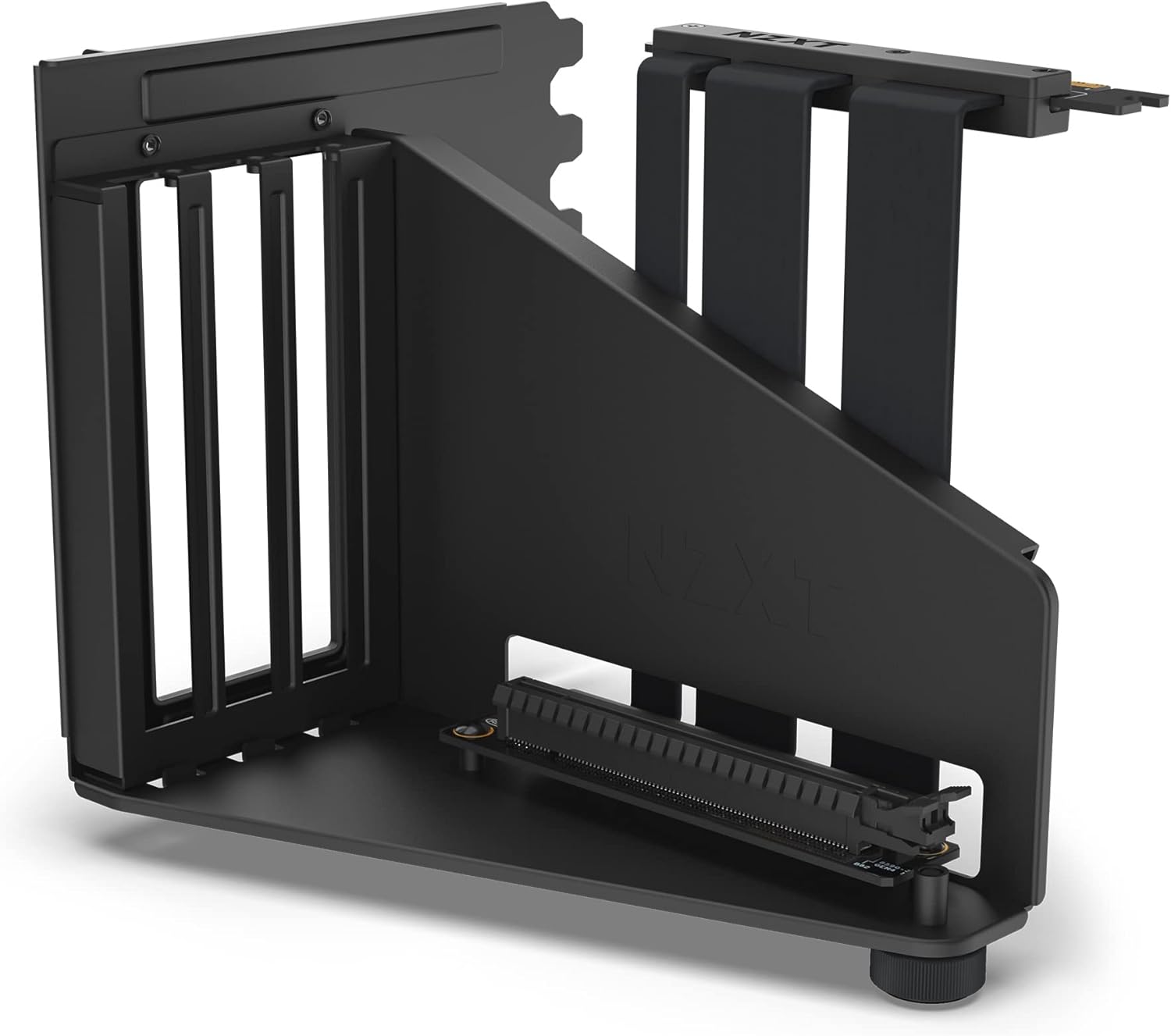 NZXT Vertical GPU Mounting Kit – PCIe 4.0 x16 Riser Cable 175mm – Heavy-Duty Steel GPU Holder – Anti-Sag Vertical Graphics Card Bracket - PuriLite